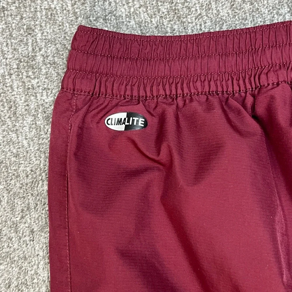 VTG Adidas Mens Burgundy‎ Track Pants Athletic Joggers Casual Style Small Y2K